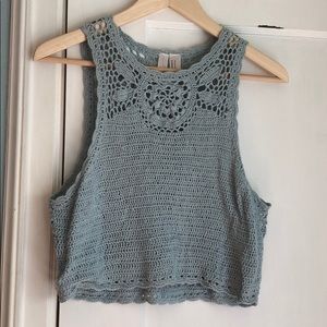 Forever 21 - crochet festival tank top, size M